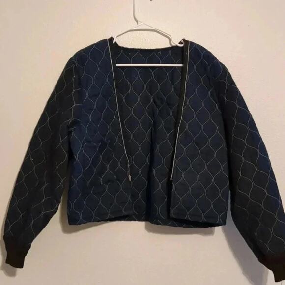 Vintage flame proof quilted jacket Topps safety apparel - Picture 2 of 8